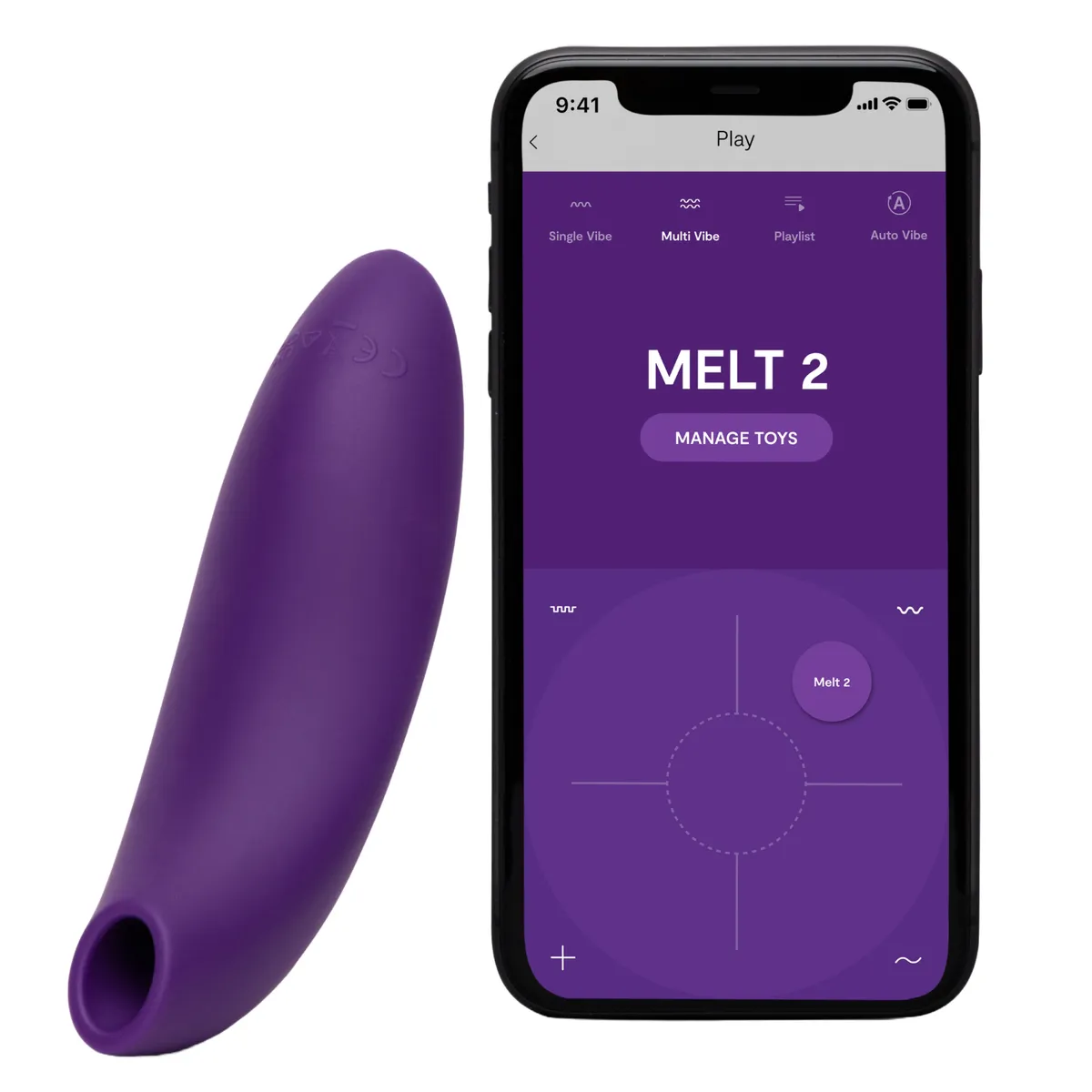 We-Vibe Melt 2 Purple Appstyrd lufttrycksvibrator