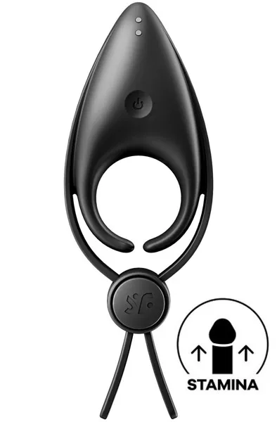 Satisfyer Sniper Vibrating Cock Ring Black Penisring med vibrator