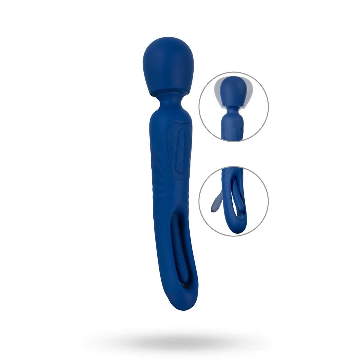 Sweet Smile: 2in1 Wand with Flicking Tongue