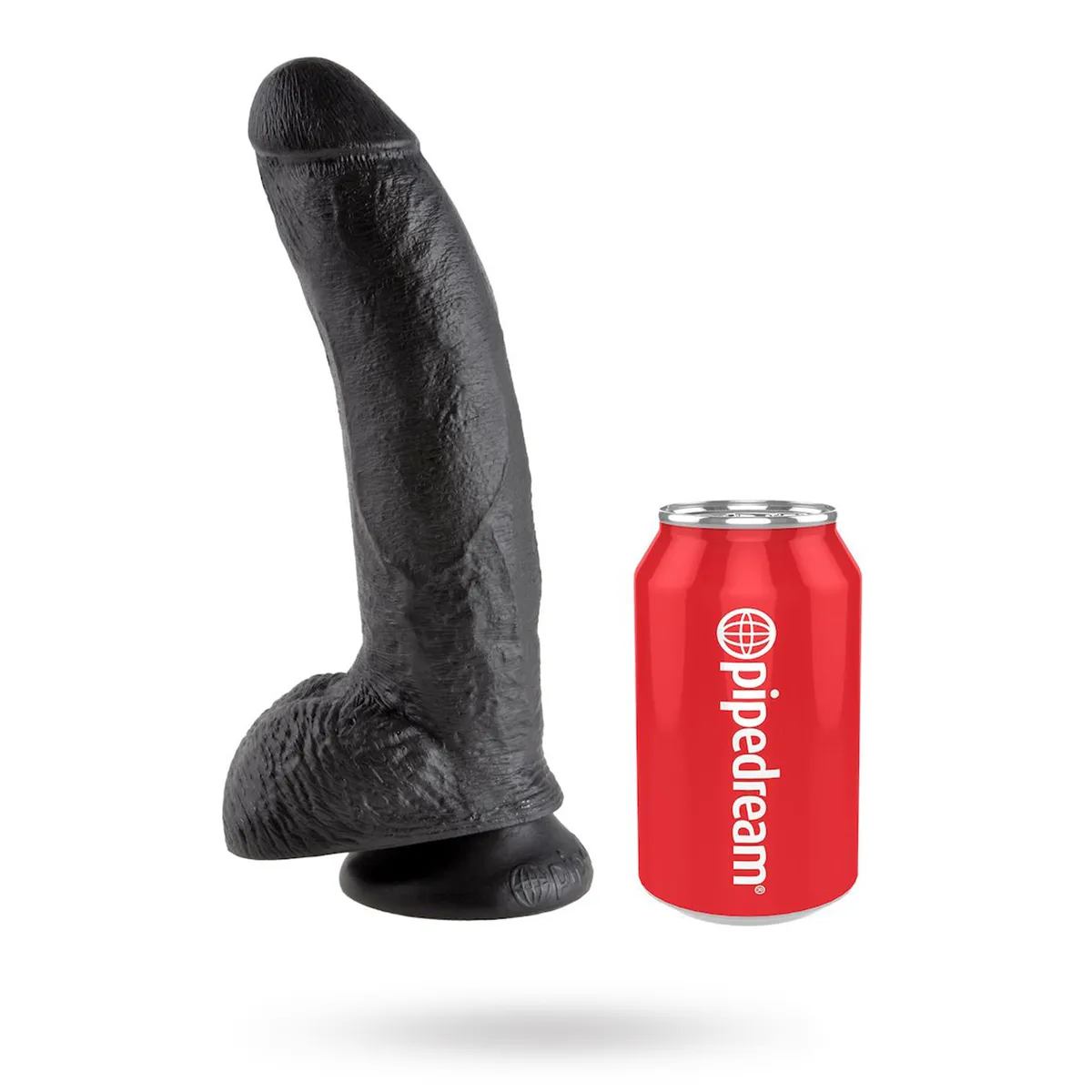 Pipedream King Cock With Balls Black 23 cm Dildo