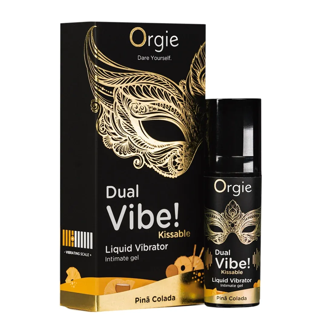 Orgie: Dual Vibe! Liquid Vibrator Gel, Pina Colada, 15 ml