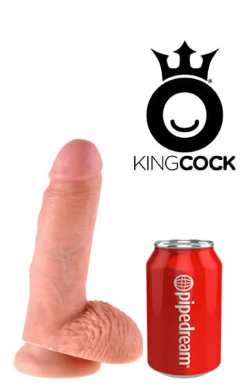 Cock with Balls 18cm - Flesh