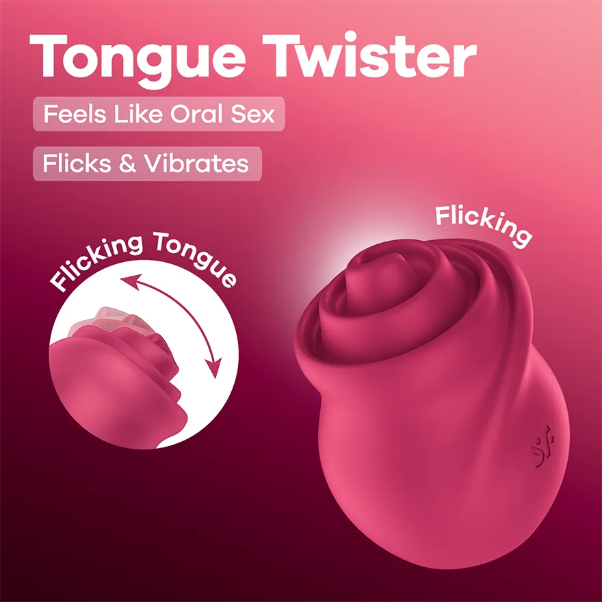 Satisfyer Tongue Twister Flicking Tongue Vibrator