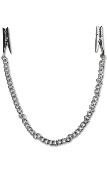 Pipedream Fetish Fantasy Nipple Chain Clips Bröstklämmor med kedja