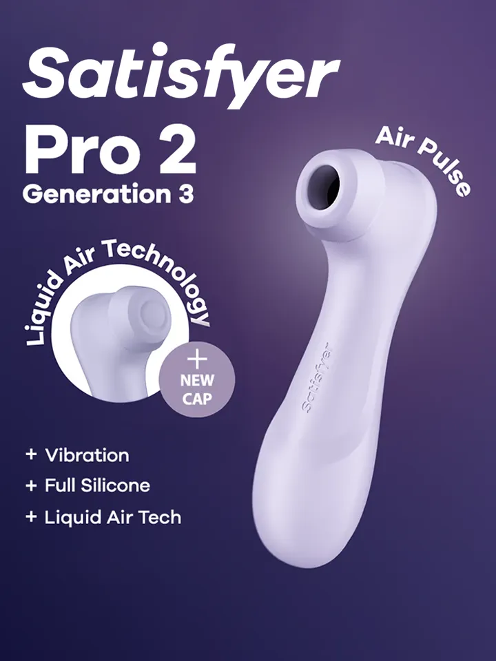 Satisfyer Pro 2 Generation 3 With Liquid Air Purple Lufttrycksvibrator