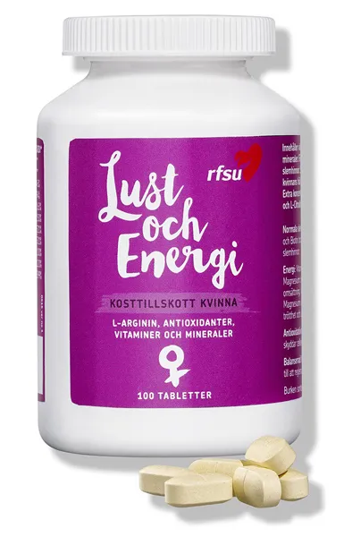 RFSU Lust & Energi Kvinna 100 tabletter