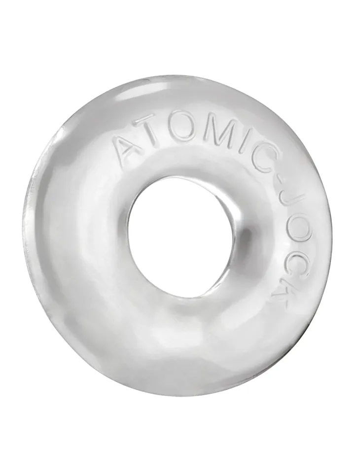 Do-Nut-2 Jelly Cockring with Flat Inner Chamber - Clear