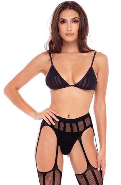 Straight Up 3-pcs Garter Set