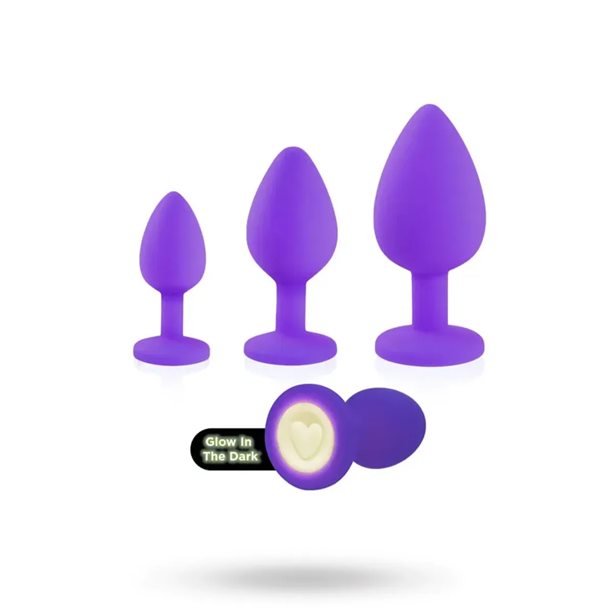 Heart Light Silicone Anal Training Kit