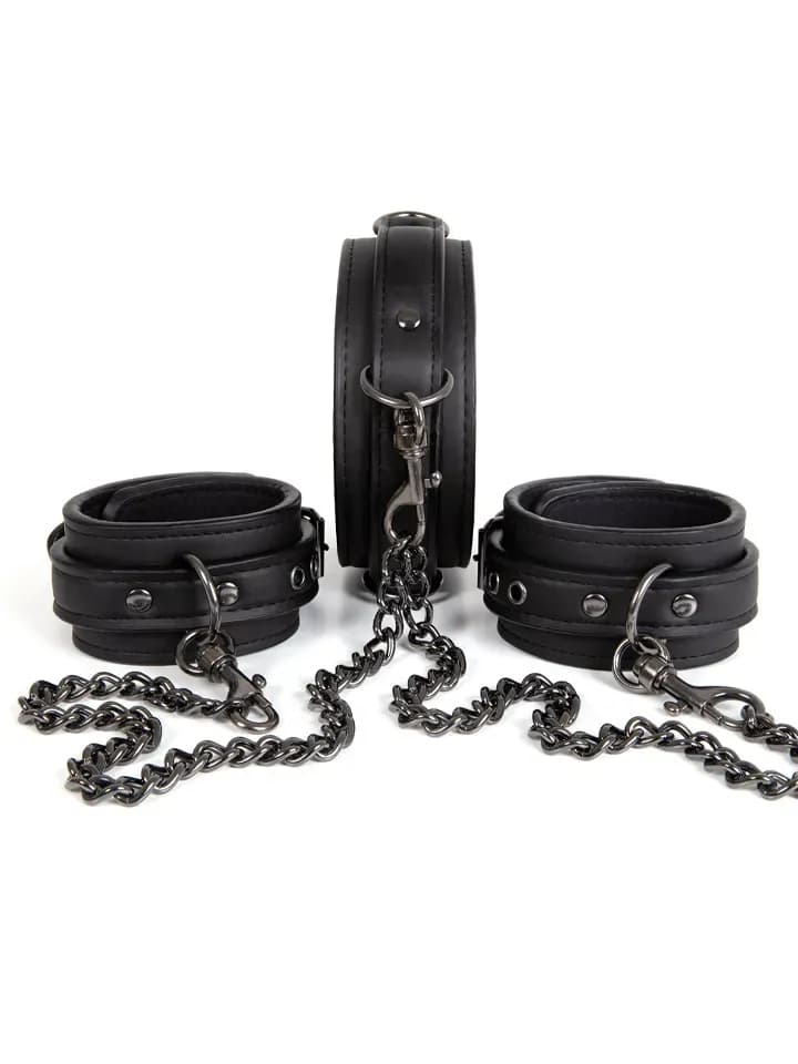 Dark Desire Collar With Ankle Cuffs