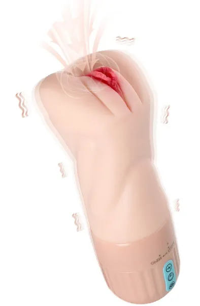 Suckstroker Sucking & Vibrating Masturbator Masturbator med motor