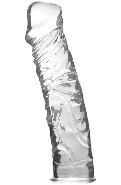 Crystal Pleasures Clear 18cm Dildo