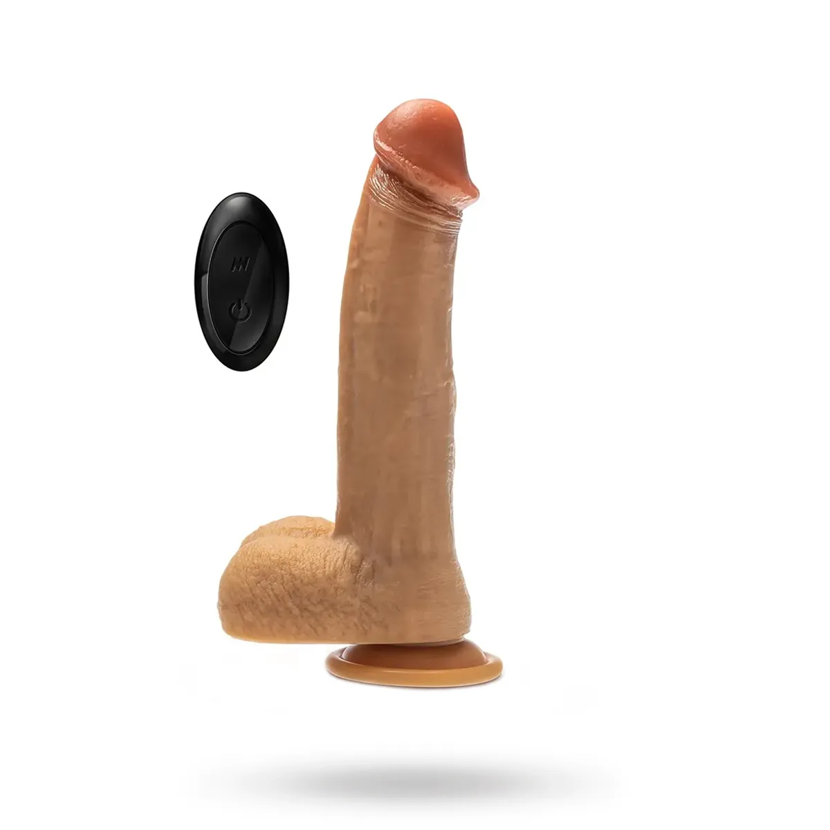 Silicone Dr. Phillips Thrusting Dildo 21,6 cm Dildo med vibrator