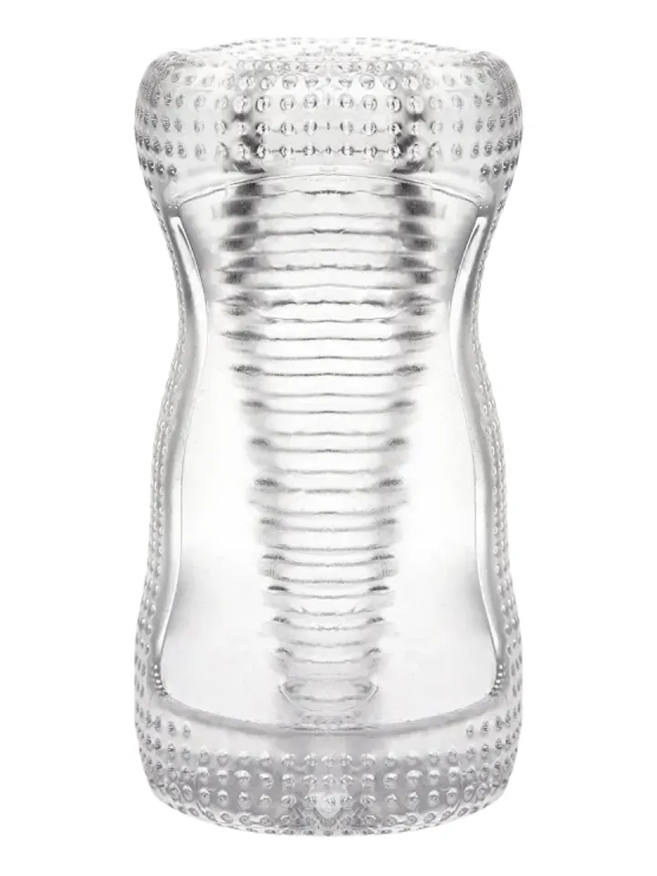 Ice Girl Clear Striated Masturbator