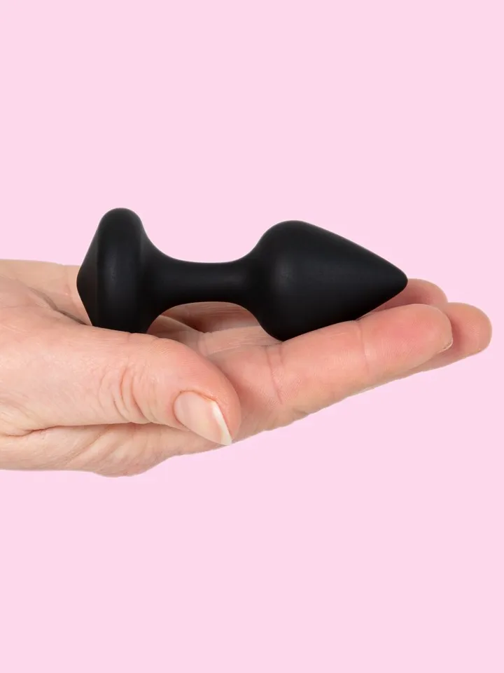 The Best Silicone Beginner Plug Black XS
