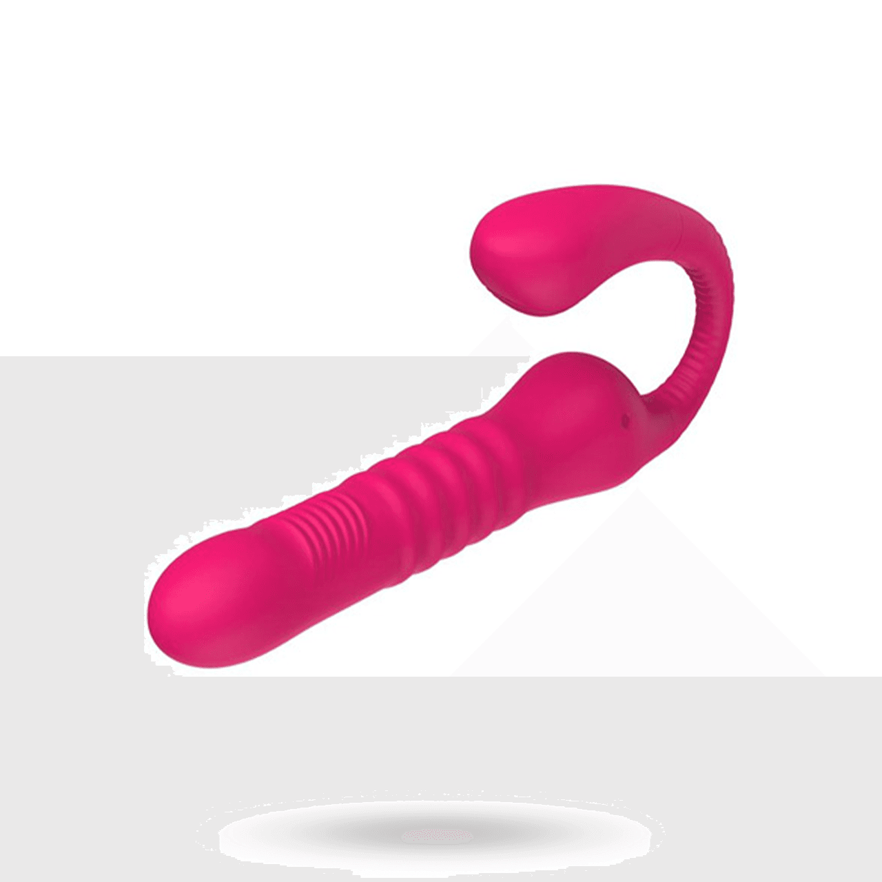 Strapless Strap-On Thrusting & Waving Pulse Dildo