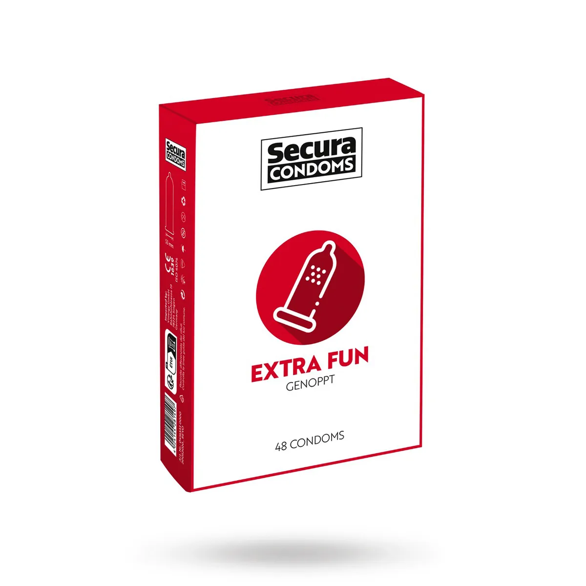 Secura: Extra Fun, Kondomer, 48-pack