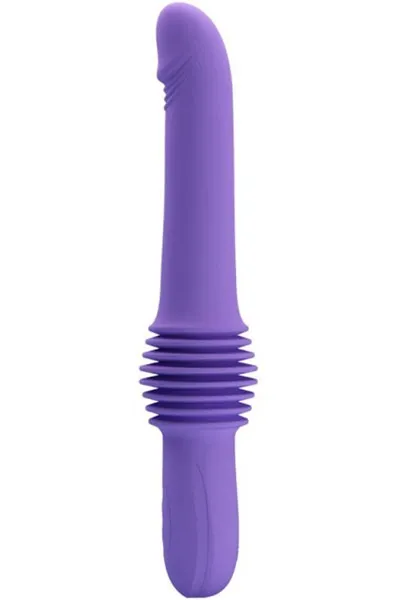 Pretty Love Pazuzu Thrusting Vibe Purple G-punktsvibrator