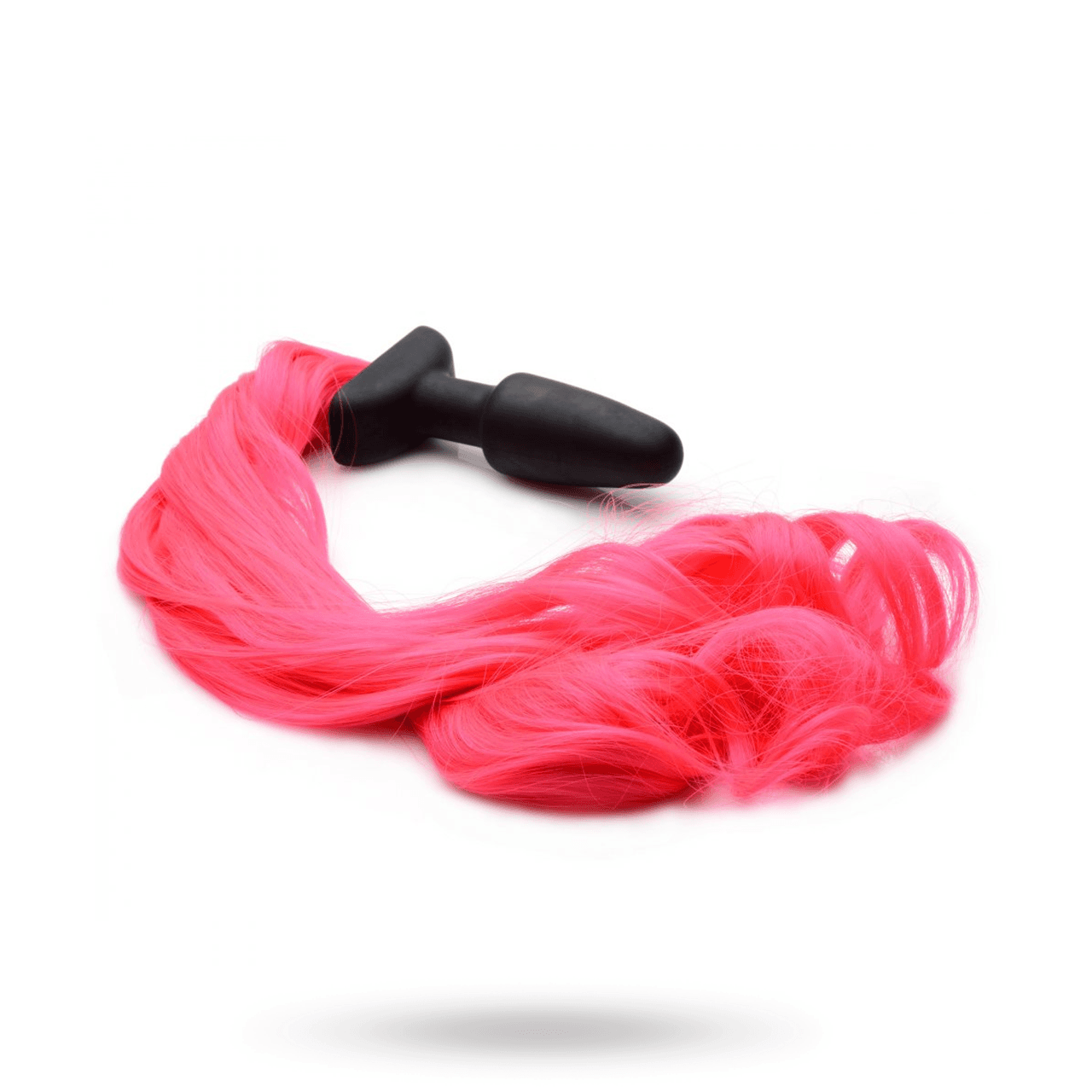 Tailz Hot Pink Pony Tail Anal Plug Medium