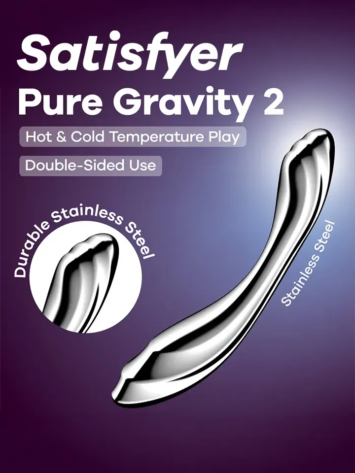 Satisfyer Pure Gravity 2 Ståldildo