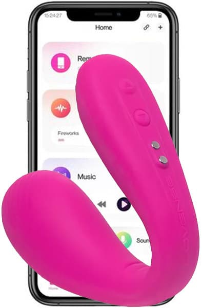 Lovense: Dolce, Bluetooth Adjustable Dual Vibrator