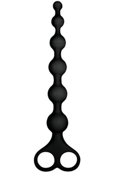 ARSE BEADS #1 BLACK SILICONE