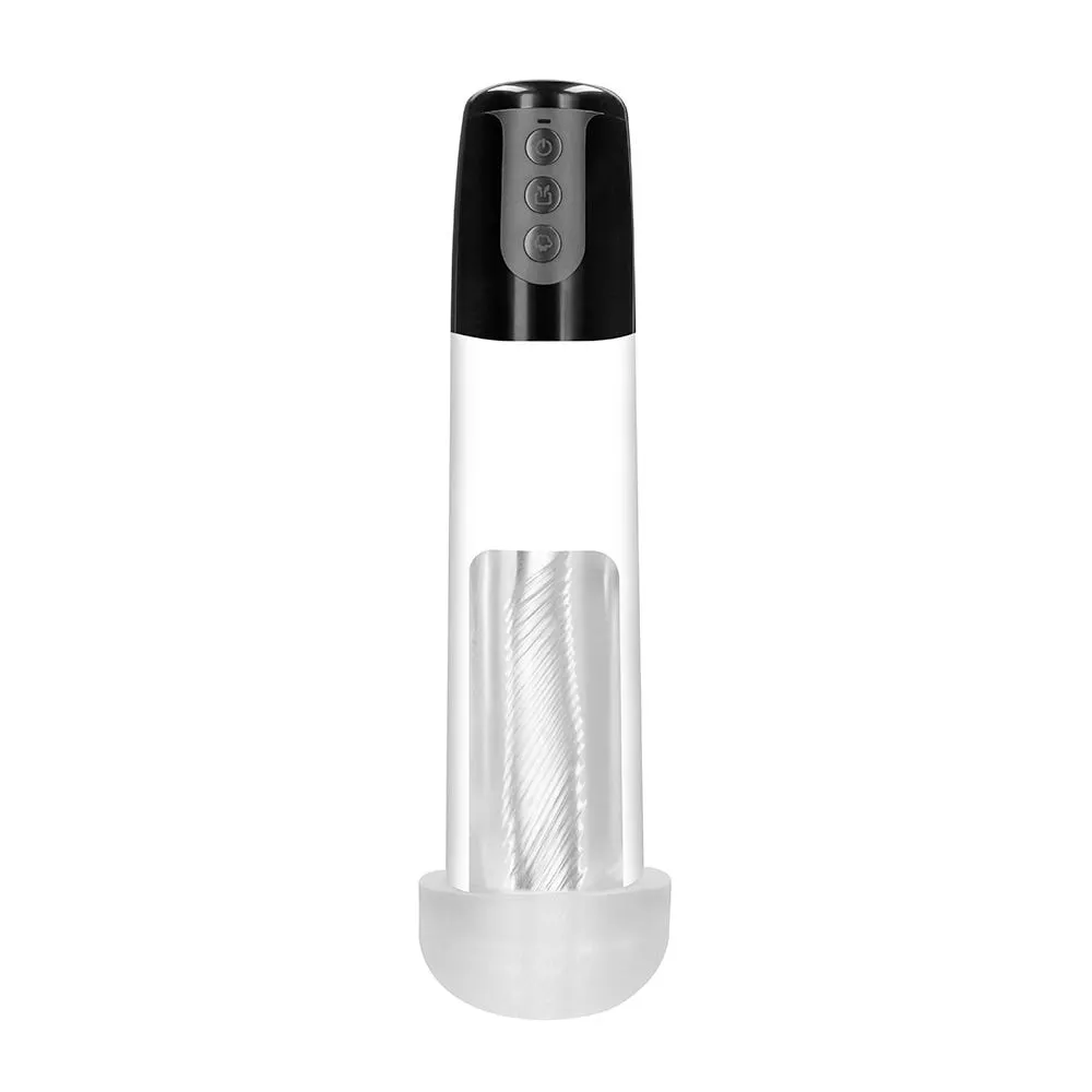 Shots Pumped Automatic Rechargeable Penis Pump with Masturbation Sleeve