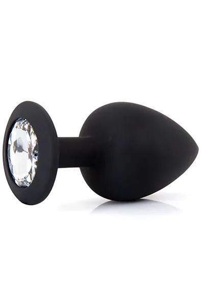 Silicone Plug With Gem Large Analplugg