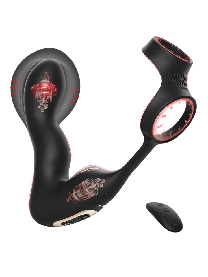 RC Inflatable Vibrating Prostate Massager