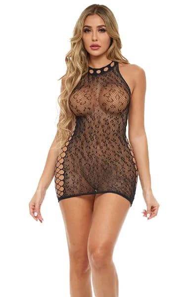 Fierce Flex Dress Black O/S Klänningar & Kjolar