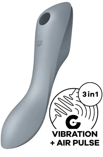 Satisfyer Curvy Trinity 3 Grey Lufttrycksvibrator