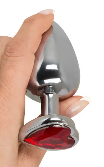 Heart Diamond Anal Plug Large