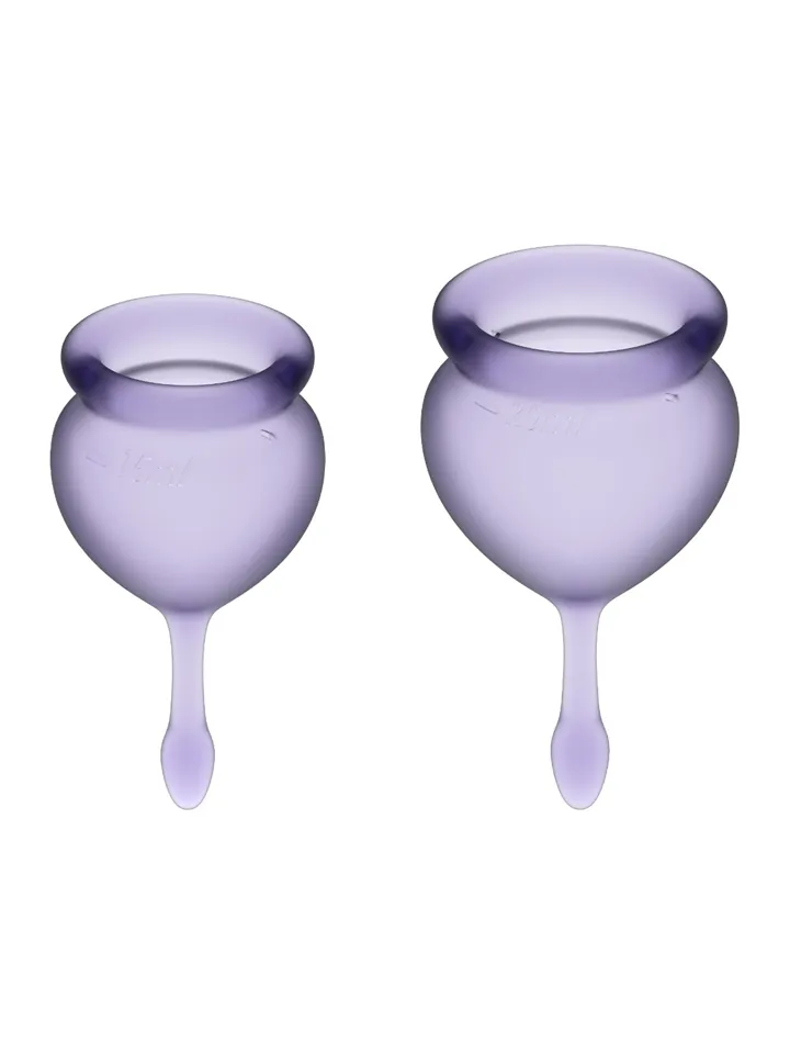 Satisfyer Feel Good Menstrual Cup Set Purple