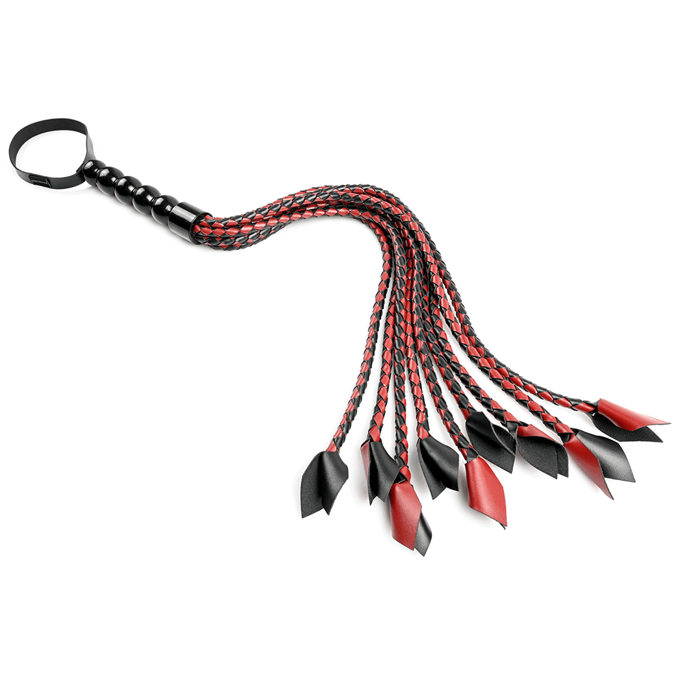 Sportsheets Saffron Braided Flogger 61 cm
