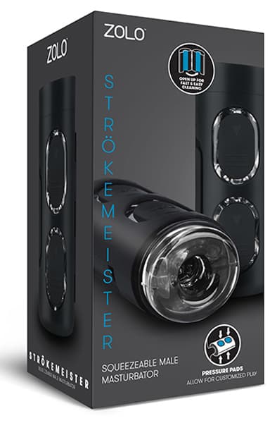 Strökemeister Squeezable Male Masturbator - Svart