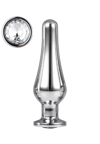 Gleaming Love Small Pleasure Plug, Silver