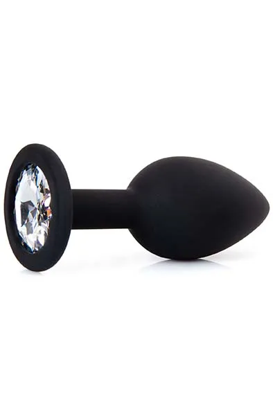 Silicone Plug With Gem Small Analplugg