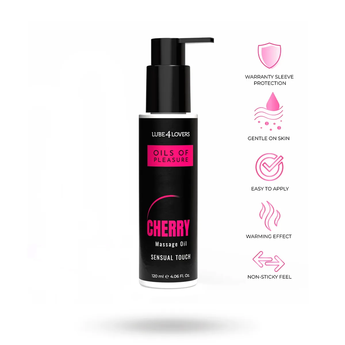 Lube4Lovers: Oils Of Pleasure, Cherry Massage Oil, 120 ml