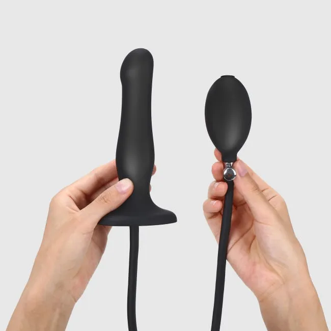Inflatable Dildo Plug Black