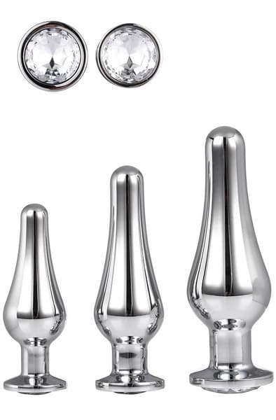 Pleasure Plug Set Silver