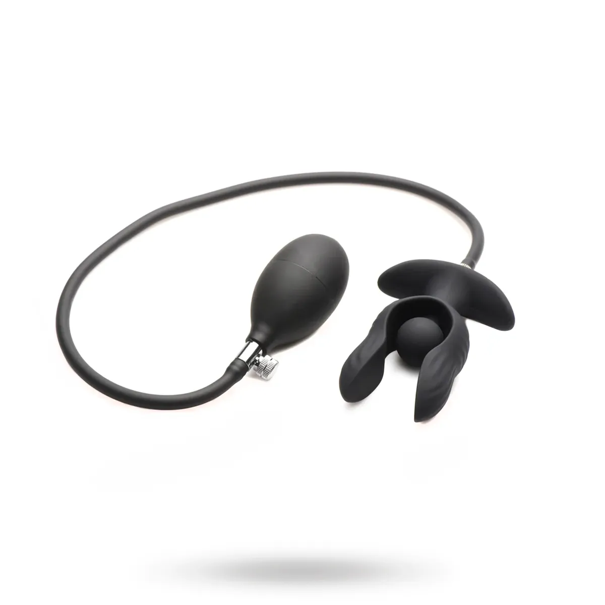 Dark Pearl Inflatable Vibrating Butt Plug With Remote Control