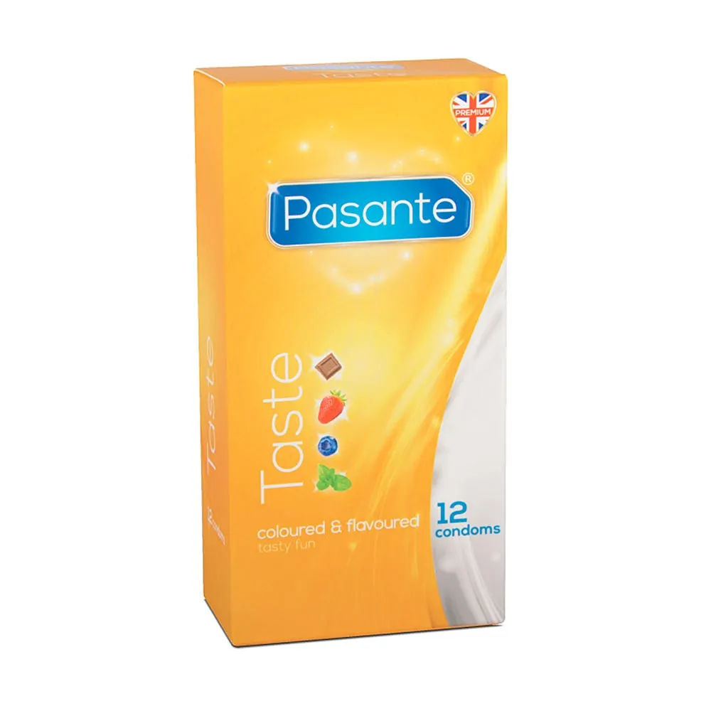 Pasante Taste 12-pack Smaksatta Kondomer