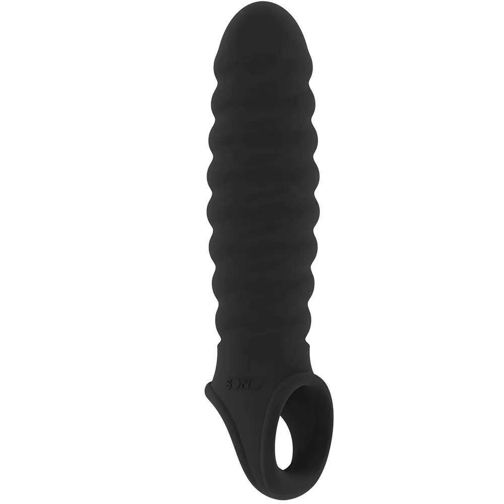 No.32 Stretchy Penis Extension Black Penisförlängare/Sleeve