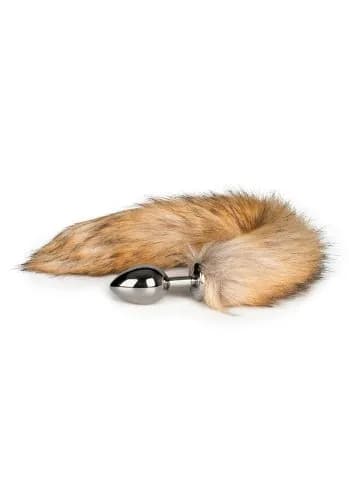 Fox Tail Plug No. 2 Silver Analplugg med svans