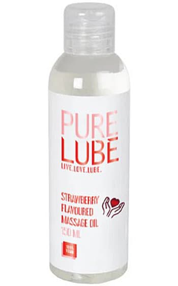 PURE LUBE MASSAGEOLJA JORDGUBB 150 ml