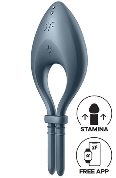 Satisfyer Bullseye Ring Vibrator Dark Blue