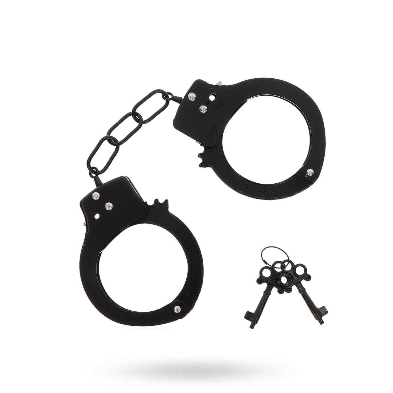 METAL HANDCUFFS - SVARTA