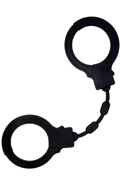 Black Silicone Handcuffs