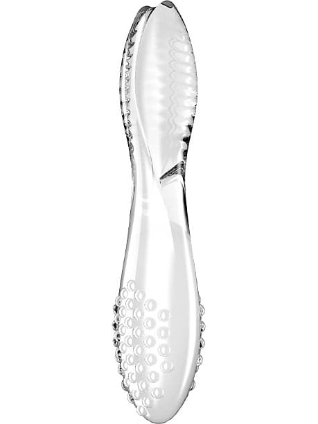 Satisfyer: Dazzling Crystal 2, Glass Dildo, transparent