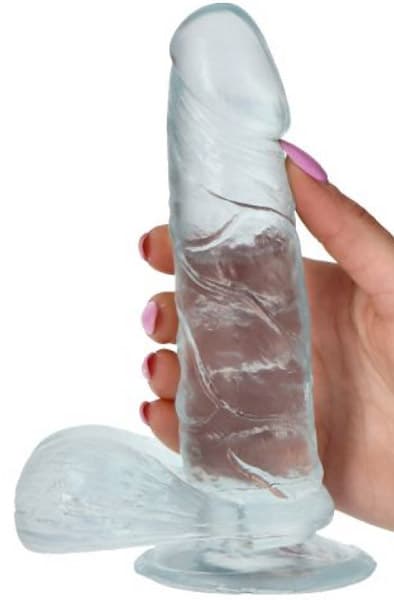 TOYZ4LOVERS Jelly Dildo Real Rapture Clear 17cm